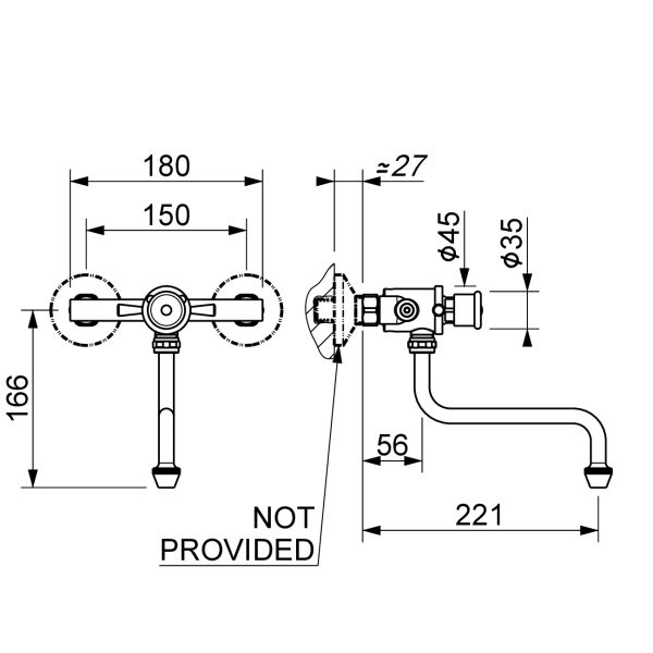 self closing mixer